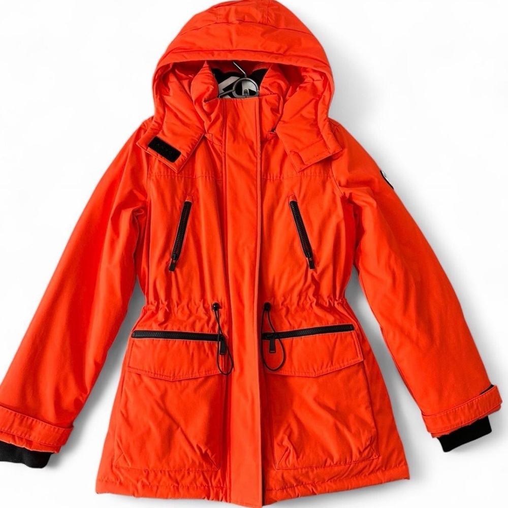 Woman’s DKNY puffer parka jacket